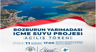 Bozburun Yarımadası  Suya Kavuşuyor