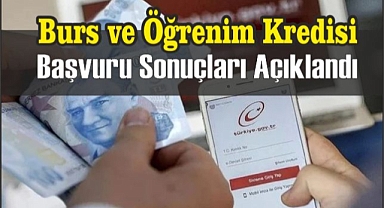 Burs ve öğrenim kredisi başvuru sonuçları açıklandı