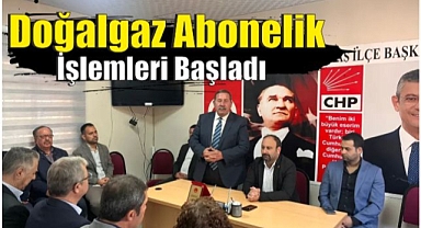 Doğalgaz Abonelik İşlemleri Başladı