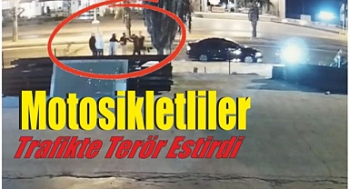 Motosikletliler Trafikte Terör Estirdi