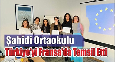 Şahidi Ortaokulu Türkiye'yi Fransa'da Temsil Etti