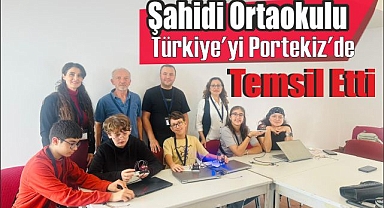 Şahidi Ortaokulu Türkiye'yi Portekiz'de Temsil Etti