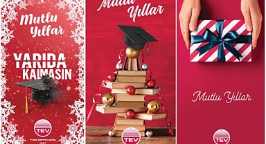 TÜRK EĞİTİM VAKFI (TEV) YENİ YIL KARTLARI İLE GENÇLERİN EĞİTİMİNE DESTEK OLUN