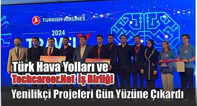 Türk Hava Yolları ve Techcareer.net İş Birliği Yenilikçi Projeleri Gün Yüzüne Çıkardı