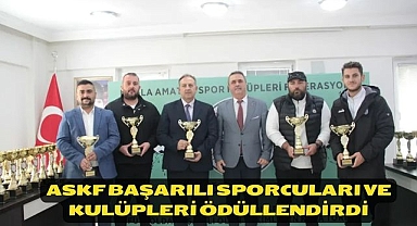 ASKF Başarılı Sporcuları ve Kulüpleri Ödüllendirdi