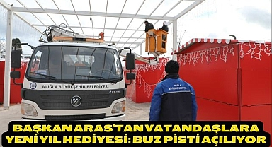 Başkan Aras’tan Vatandaşlara Yeni Yıl Hediyesi: Buz Pisti Açılıyor