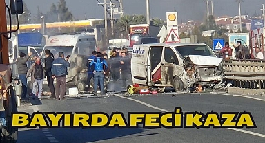 Bayırda Feci Kaza