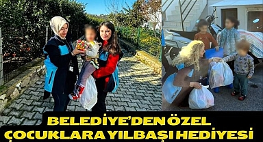 Belediye’den özel çocuklara yılbaşı hediyesi