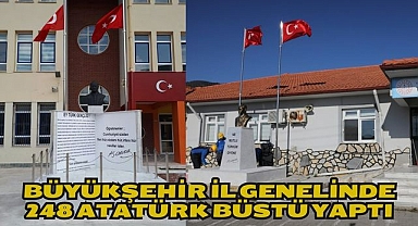 Büyükşehir İl Genelinde 248 Atatürk Büstü Yaptı
