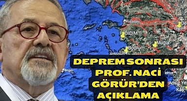 Deprem sonrası Prof. Naci Görür'den açıklama