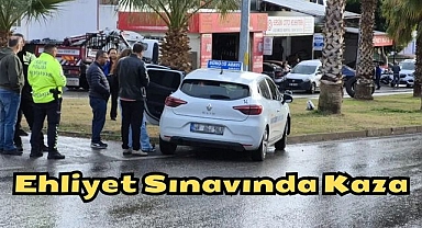 Ehliyet Sınavında Kaza