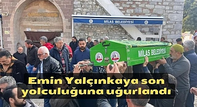 Emin Yalçınkaya son yolculuğuna uğurlandı