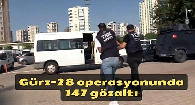Gürz-28 operasyonunda 147 gözaltı 