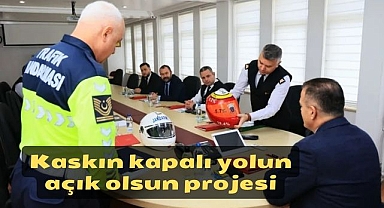 Kaskın kapalı yolun açık olsun projesi