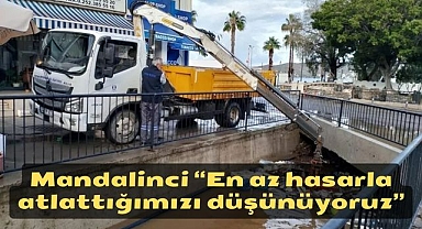 Mandalinci “En az hasarla atlattığımızı düşünüyoruz”