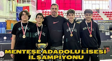 MENTEŞE ADADOLU LİSESİ İL ŞAMPİYONU
