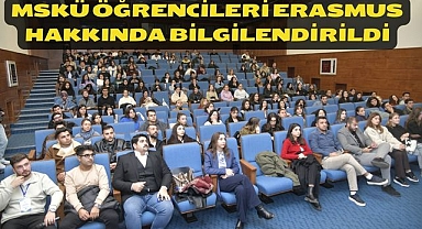 MSKÜ Öğrencileri Erasmus Hakkında Bilgilendirildi