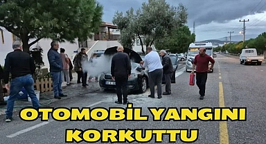 Otomobil Yangını Korkuttu 