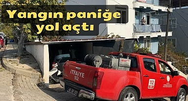 Yangın paniğe yol açtı