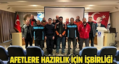 Afetlere hazırlık için işbirliği