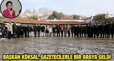 Başkan Köksal, Gazetecilerle Bir Araya Geldi