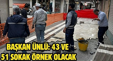 BAŞKAN ÜNLÜ: 43 VE 51 SOKAK ÖRNEK OLACAK
