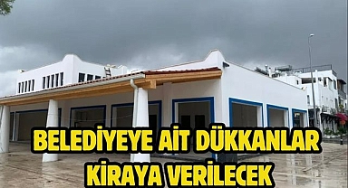 Belediyeye Ait Dükkanlar Kiraya Verilecek