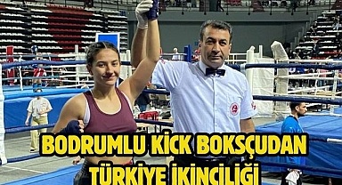 Bodrumlu Kick Boksçudan Türkiye İkinciliği