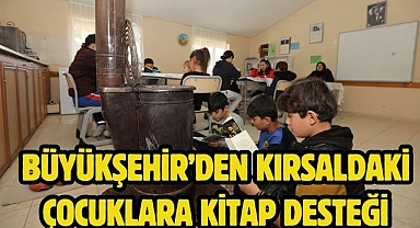 Büyükşehir’den Kırsaldaki Çocuklara Kitap Desteği