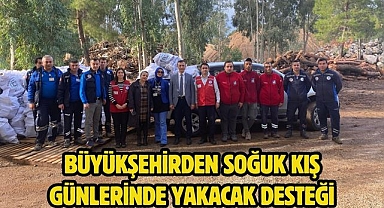 Büyükşehirden Soğuk Kış Günlerinde Yakacak Desteği