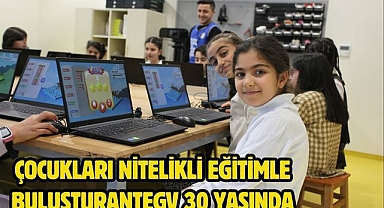Çocukları nitelikli eğitimle buluşturanTEGV 30 yaşında