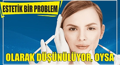 ESTETİK BİR PROBLEM OLARAK DÜŞÜNÜLÜYOR, OYSA