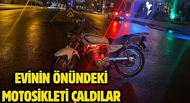 Evinin Önündeki Motosikleti Çaldılar 
