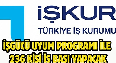 İşgücü Uyum Programı İle 236 kişi İş Başı Yapacak