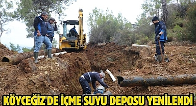 Köyceğiz'de İçme Suyu Deposu Yenilendi