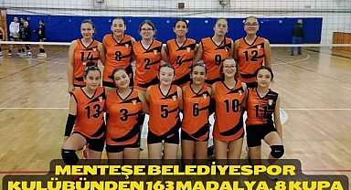 Menteşe Belediyespor Kulübünden 163 madalya, 8 Kupa