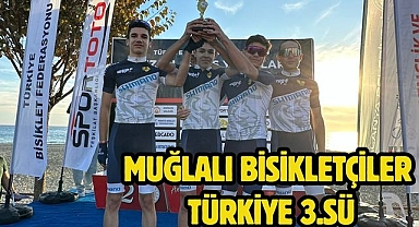 MUĞLALI BİSİKLETÇİLER TÜRKİYE 3.SÜ