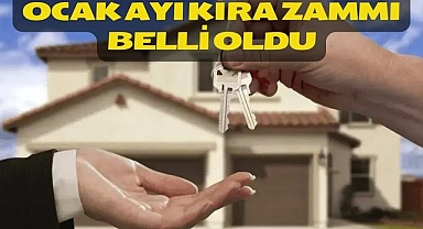 Ocak ayı kira zammı belli oldu
