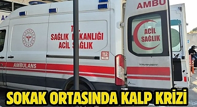 Sokak ortasında kalp krizi