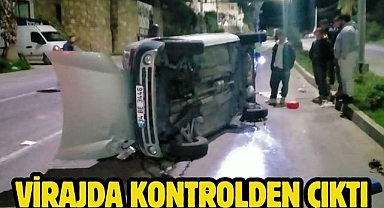 Virajda Kontrolden Çıktı