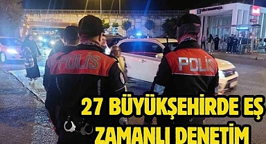 27 Büyükşehirde eş zamanlı denetim