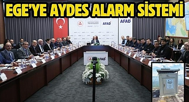 Ege’ye AYDES alarm sistemi 