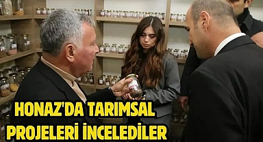 Honaz'da Tarımsal Projeleri İncelediler