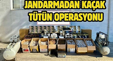 Jandarmadan Kaçak Tütün Operasyonu 