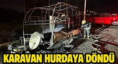 Karavan Hurdaya Döndü