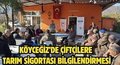 Köyceğiz’de Çiftçilere Tarım Sigortası Bilgilendirmesi 