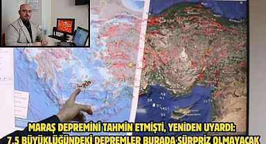 Maraş depremini tahmin etmişti, yeniden uyardı: 7.5 büyüklüğündeki depremler burada sürpriz olmayacak