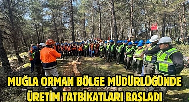 Muğla Orman Bölge Müdürlüğünde üretim tatbikatları başladı