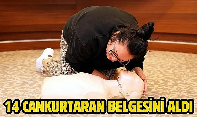 14 Cankurtaran Belgesini Aldı