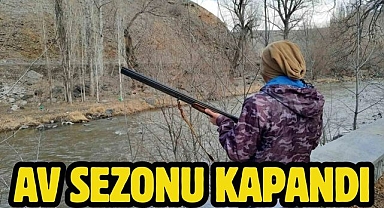 Av sezonu kapandı